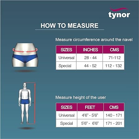 TYNOR Taylor's Brace Long, Grey, XXL, 1 Unit