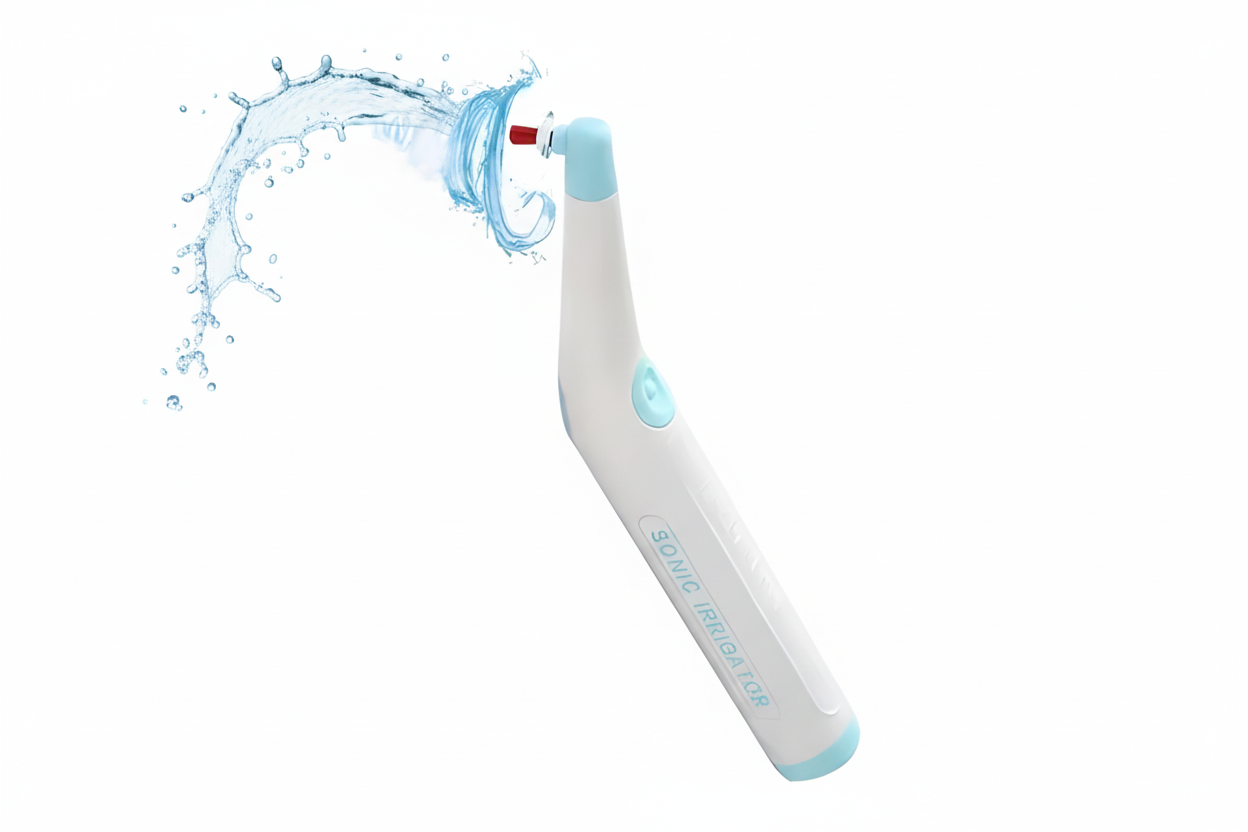 Glin Sonic Activator Pro Led - Endo Sonic Activator Handpiece + 120 Disposable Tips