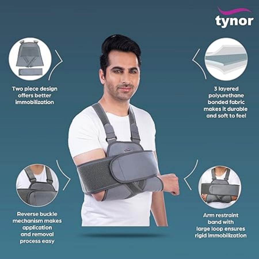 TYNOR Universal Shoulder Immobilizer Grey