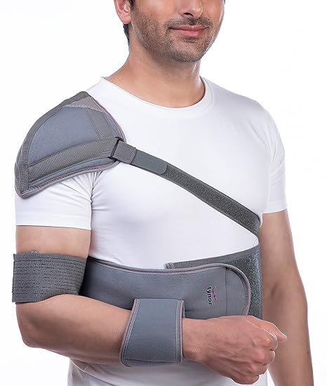 TYNOR Elastic Shoulder Immobilizer Large Grey