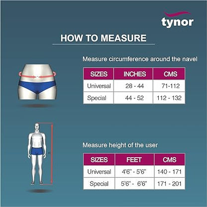 TYNOR Taylor's Brace Long, Grey, XXL, 1 Unit
