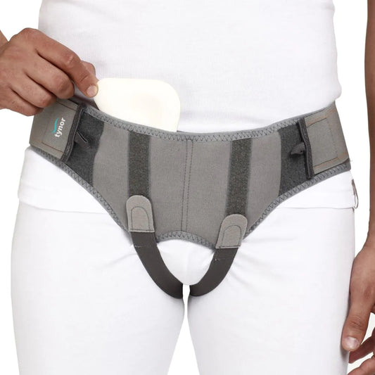 TYNOR Hernia Belt, Grey, XL, 1 Unit