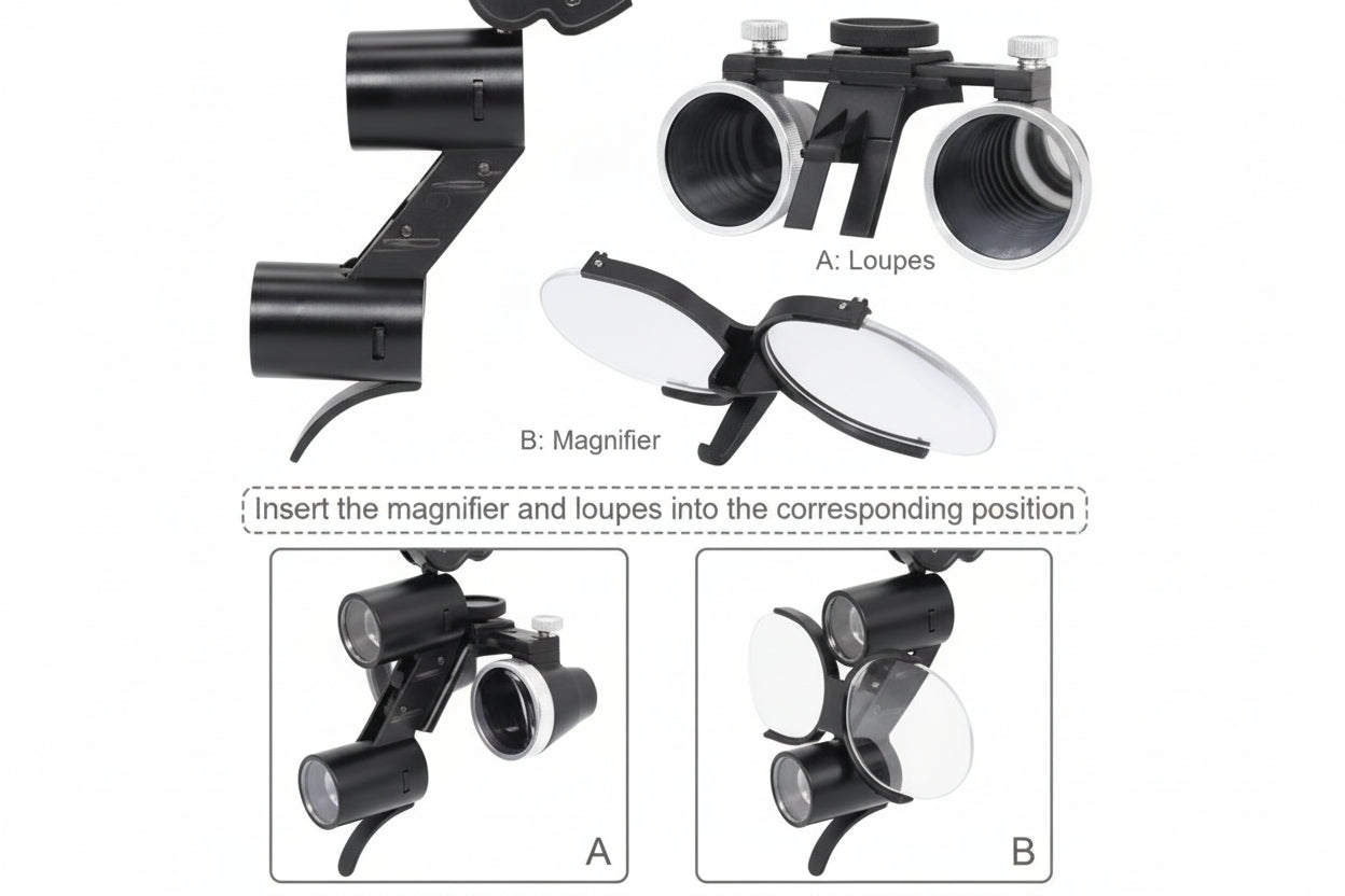 Younismart dental loupe & light