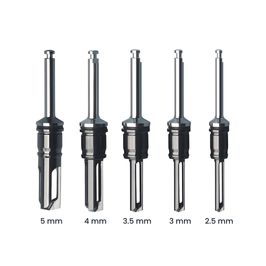 Autogenous Bone Chip Collector Drill - Pack of 5 for Graft Harvesting