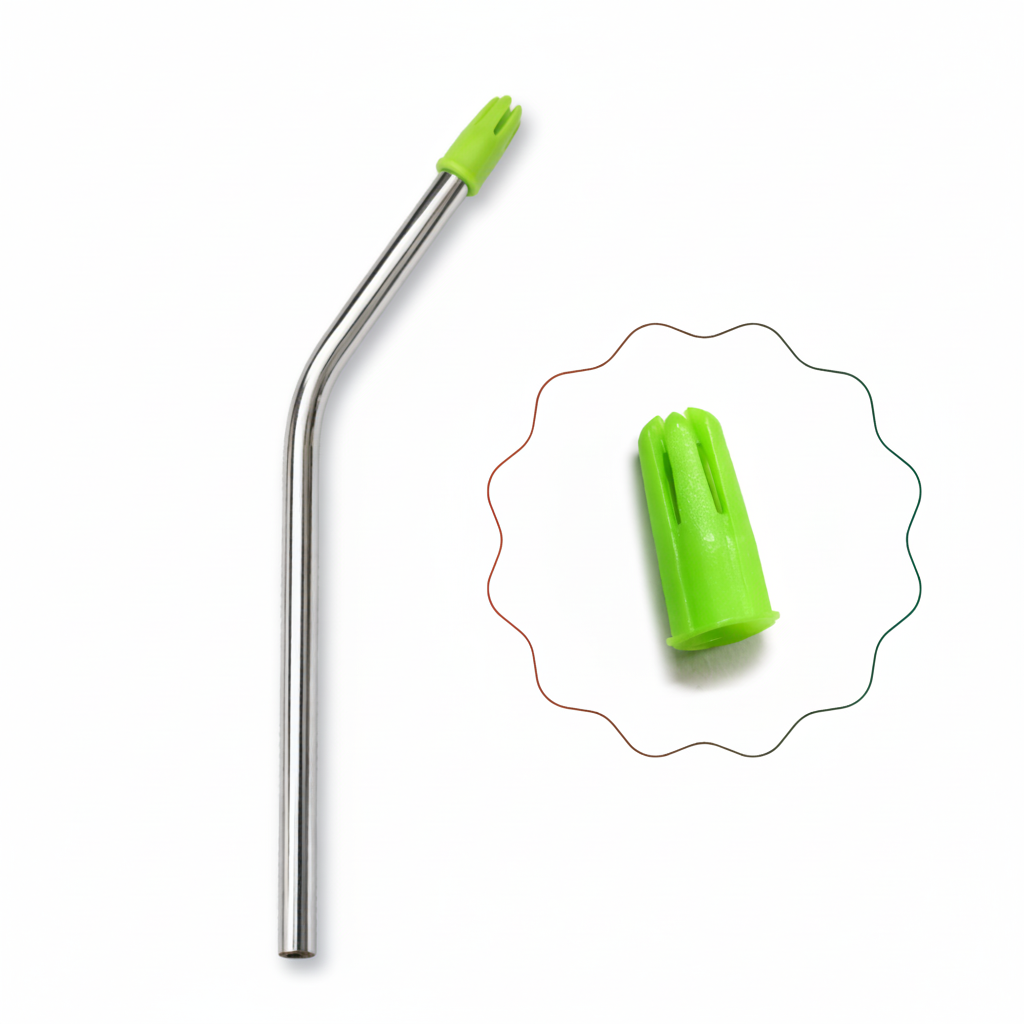 Metal Suction Tip with Disposable Heads