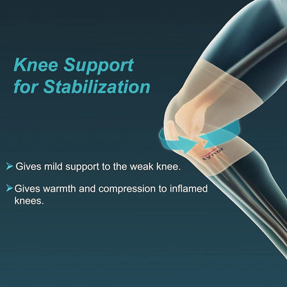 TYNOR Knee cap for Men & Women, Knee Sleeve for Pain Relief