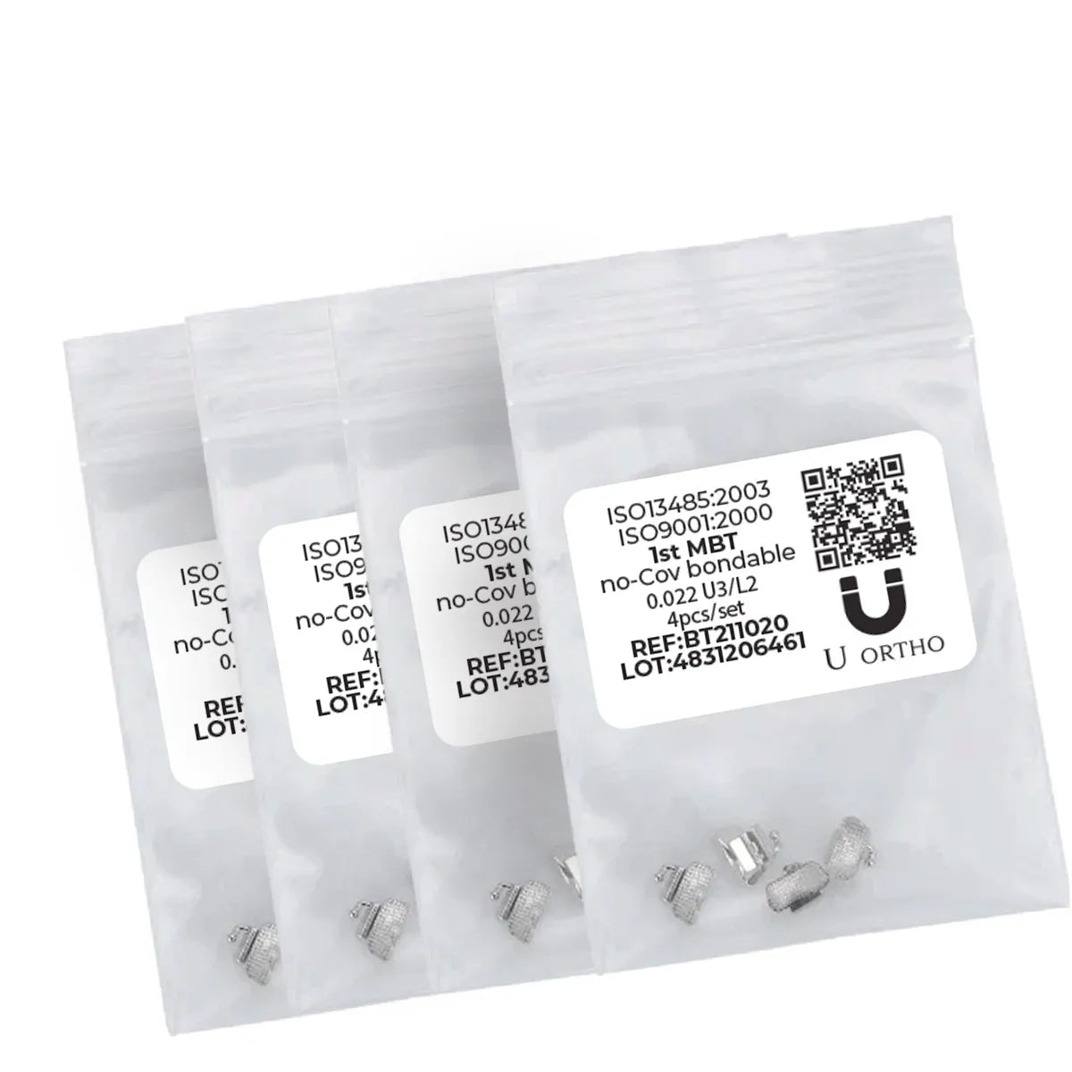 U Ortho Bondable Buccal Tubes - 1st Molar MBT 0.022 - U3/L2